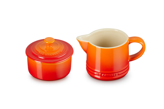 Stoneware Signature Milk and Sugar Set