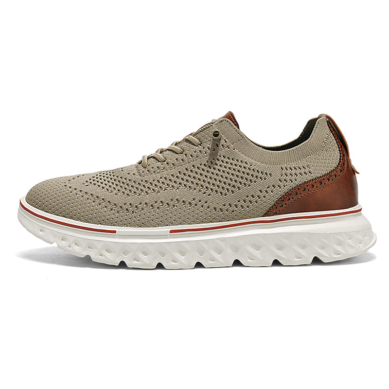 Herren Slip-On-Oxford-Schuhe ohne Verschluss