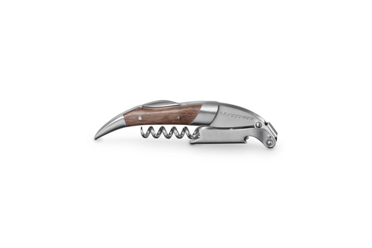 Premium Waiter's Corkscrew with Black Walnut Wood Handle