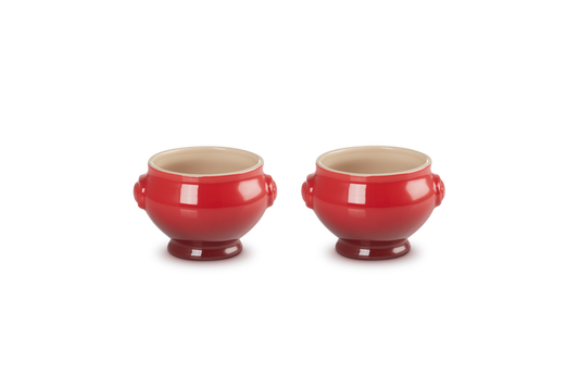 Stoneware Set of 2 Soup Bowls